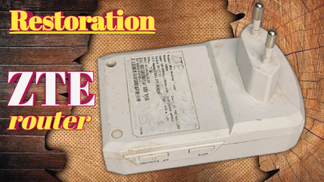 Restoration Zte mini wireless router - YouTube