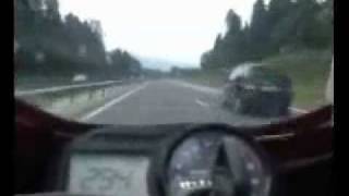 Murdercycling- Racing Motorcycle at 299 on Highway