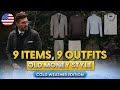 9 items 9 outfits old money style for cold weather  styling for men