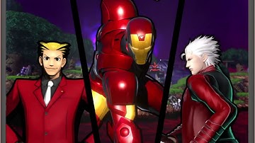 Requested ULTIMATE MARVEL VS. CAPCOM 3 Iron Man/Phoenix Wright/Vergil Arcade Gameplay