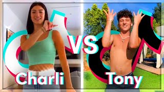 Charli D'Amelio vs Tony Lopez TikTok Dance Compilation