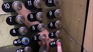 Schindler Haughton Traction Elevators (Modded By Thyssenkrupp) At Element Towers West