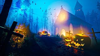 Halloween Spooky Ambience - Eyes of Jack O' Lanterns 🎃 Dark, Spooky, Hornor | Scary Halloween Music