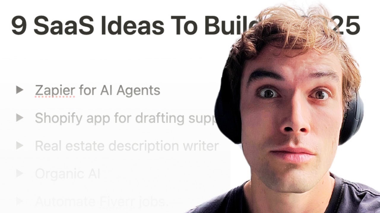 9 SaaS Ideas To Build In 2025 (Before Someone Else Does) - YouTube