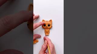 Make Cute Fondant Cats For Cakes 🐱 #cake #catcake