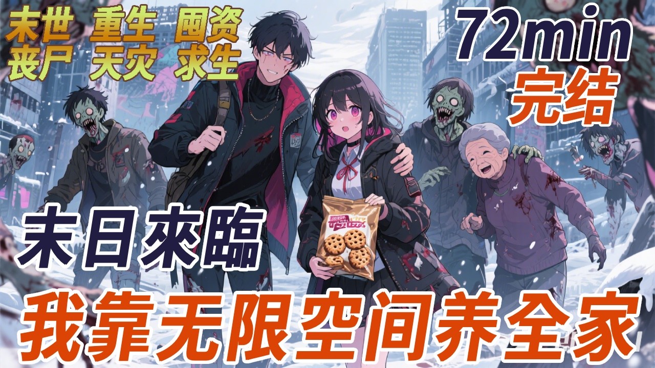 上一世極寒降臨，喪屍也緊跟著爆發，男友為半袋餅幹將我推向劫匪，被活活凍死，再睜眼，回到末世降臨一個月前還覺醒了空間，這次我要守著父母享受末世