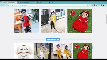 Giới thiệu website bán hàng thời trang trẻ em code thuần php website bán hàng babyshop