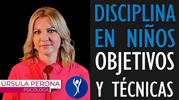 ¿Cómo se disciplina el comportamiento de un niño?