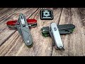 4 different custom swiss army knives
