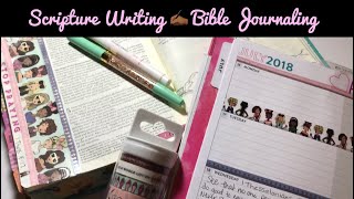 Scripture Writing βπΎ In My Faith Planner Wealth