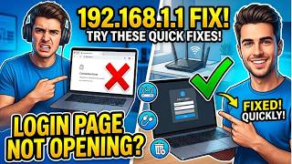 192 168 1 1 Login Page Not Opening Try These Quick Fixes!