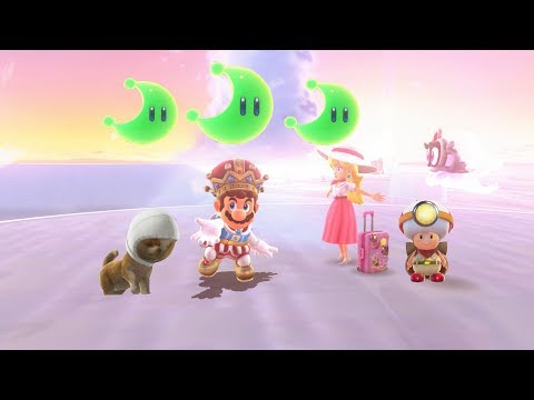 Video: Super Mario Odyssey Power Moon-platser - Hur Man Hittar Och Samlar Månar I Odyssees Många Kungarike