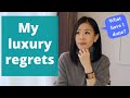 My WORST Regrets |luxury designer shopping mistakes| for minimalist wardrobe and curated collection.