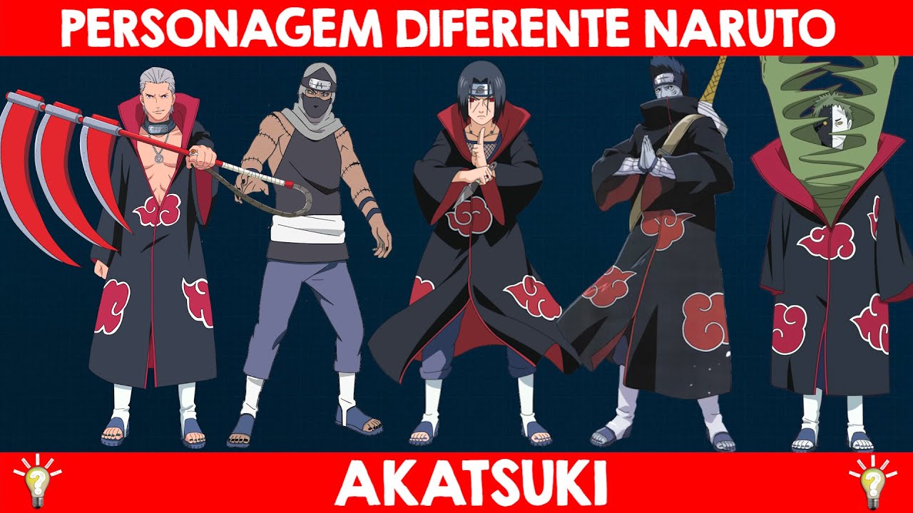 AKATSUKI WORD HUNTING - GUESS THE AKATSUKI CHARACTER NAMES - NARUTO QUIZ  AKATSUKI 