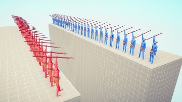 SAME UNIT Battle on TWO TOWERS | TABS - Totally Accurate Battle Simulator