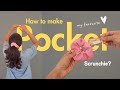 How to make Zip Scrunchie | DIY Pocket or Stach Scrunchie | @Meera Kaneria