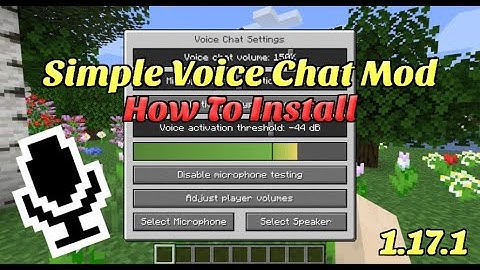 Minecraft - How To Install Simple Voice Chat Mod (Fabric version)
