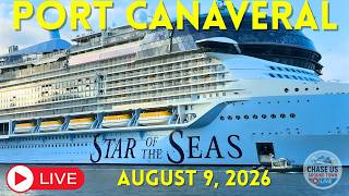 🔴 LIVE: Watching Cruise Ships Leaving Port Canaveral LIVE! (August 9, 2026) 🔴 LIVE: Watching Cruise Ships Leaving Port Canaveral LIVE! (August 9, 2026)