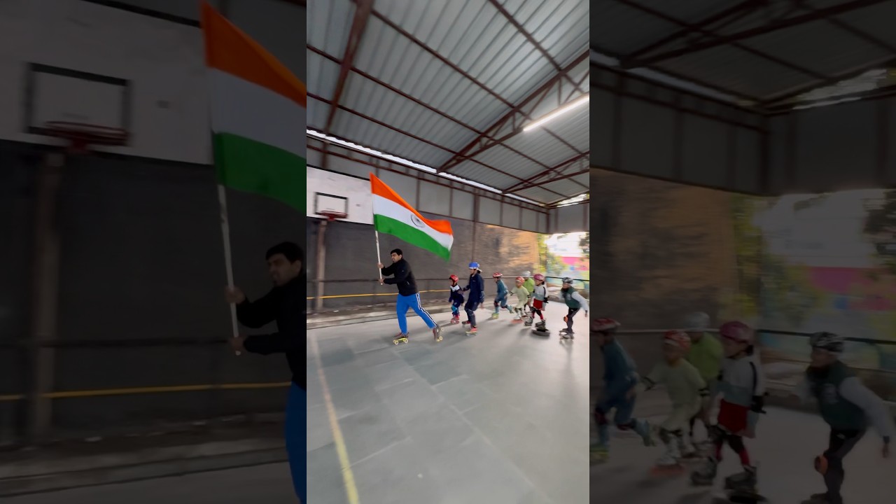Skaters along with Flag 🇮🇳 | 26th January | 