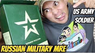 US ARMY SOLDIER Testing Russian Military MRE (Meal Ready to Eat) Military Food