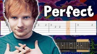 Ed Sheeran - Perfect - EASY Guitar tutorial (TAB) chords