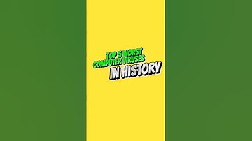 Top 5 Worst Computer Viruses | Spicy-G | #shorts