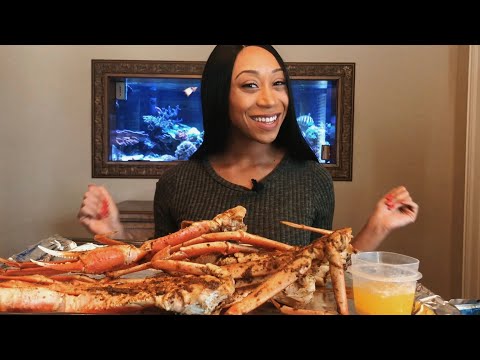 SPICY SNOW CRAB LEGS & GARLIC BUTTER!!