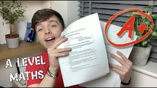 how i got an A in A LEVEL MATHS ... in ONE year!