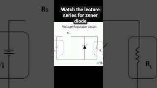 zener regulator circuit. Click☝️ to watch the full video  #basicelectronics #electronicsengg #shorts