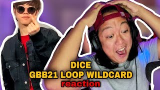 REACTION | DICE | THE CODE | GBB 2021: World League Loopstation Wildcard
