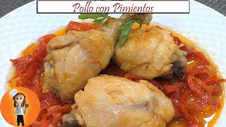 Pollo con Pimientos | Receta de Cocina en Familia