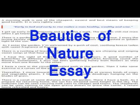 beauty of the natural world essay