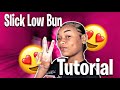 HOW TO| Slick Low Bun ♡