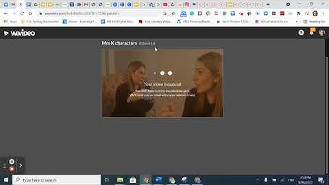 Exporting WeVideo to Google Drive