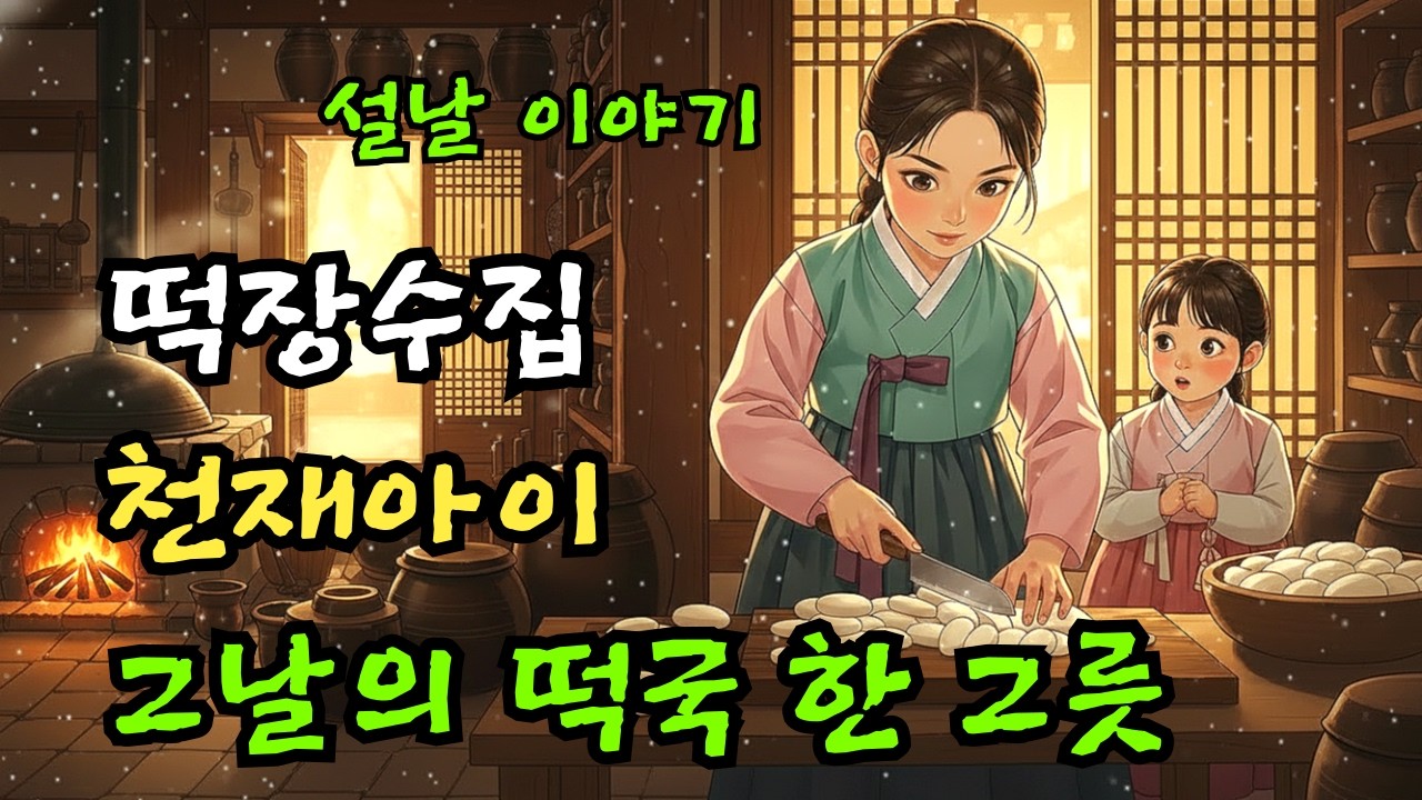 설날 아침, 떡장수 집 천재 아이가 끓인 떡국 한 그릇의 기적