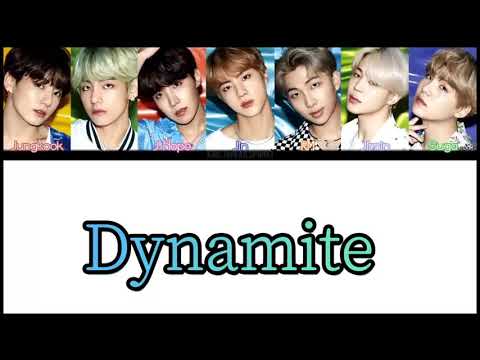 BTS Dynamite 歌詞つき