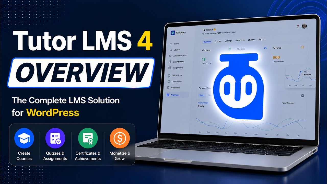 Tutor LMS 4 Overview | New Features Explained | Hands-on Experience