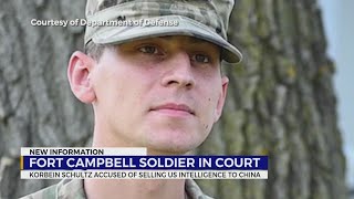 Fort Campbell soldier accused of selling military secrets to China in court