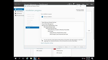 Part 2: Active Directory Service Installation + Configuration Server 2016 (pashto).