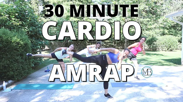 Intense 30 MIN Cardio AMRAP | No Equipment At Home Workout