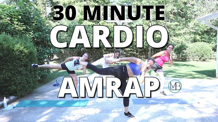 Intense 30 MIN Cardio AMRAP | No Equipment At Home...