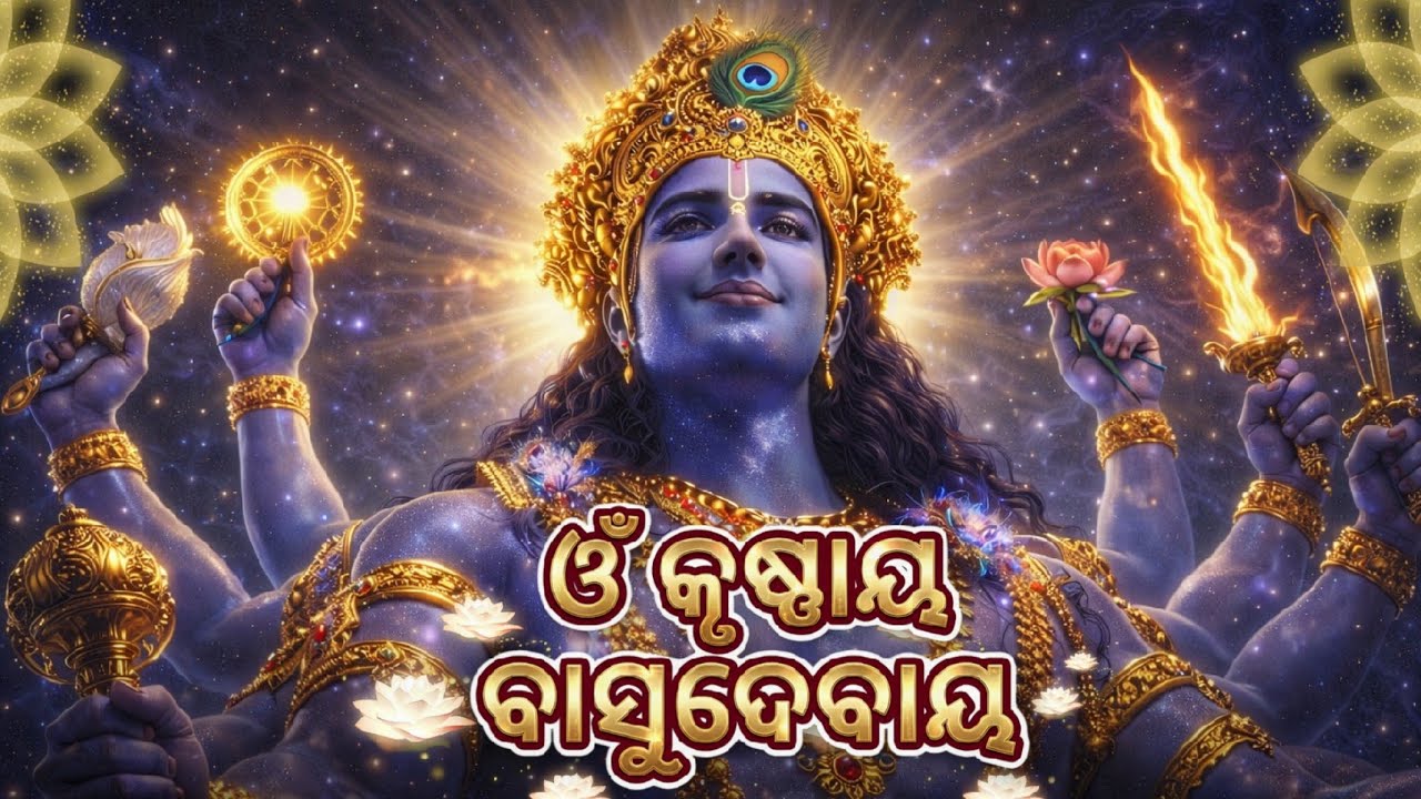 ଜୀବନର ସବୁ ଦୁଃଖ ଦୂର ହେବ | ଶକ୍ତିଶାଳୀ ଶ୍ରୀ କୃଷ୍ଣ ମନ୍ତ୍ର ୧୦୮ ଥର | Om Krishnaya Vasudevaya 108 Times