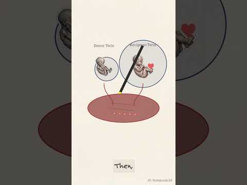 Twin-to-Twin Transfusion Syndrome (TTTS) Explained in 60 seconds #internationallyeducatednurse by theexplainerrr