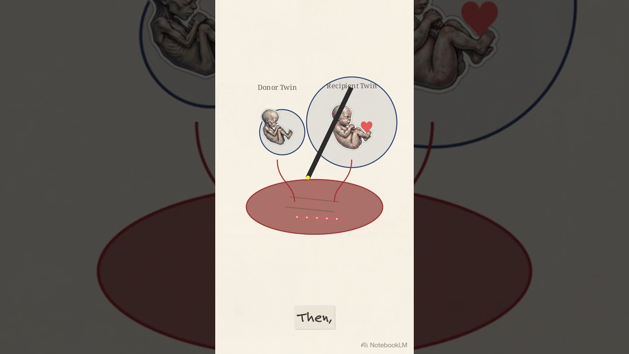 Twin-to-Twin Transfusion Syndrome (TTTS) Explained in 60 seconds #internationallyeducatednurse by theexplainerrr
