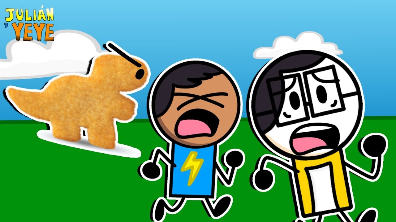 Julián y Yeye T1E3 - “Nuggets de Dinosaurio” | Kids Productions - YouTube