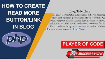 🔥How to Add Read More Button/Link in PHP || Limit Text Length in PHP and Provide Read More Link