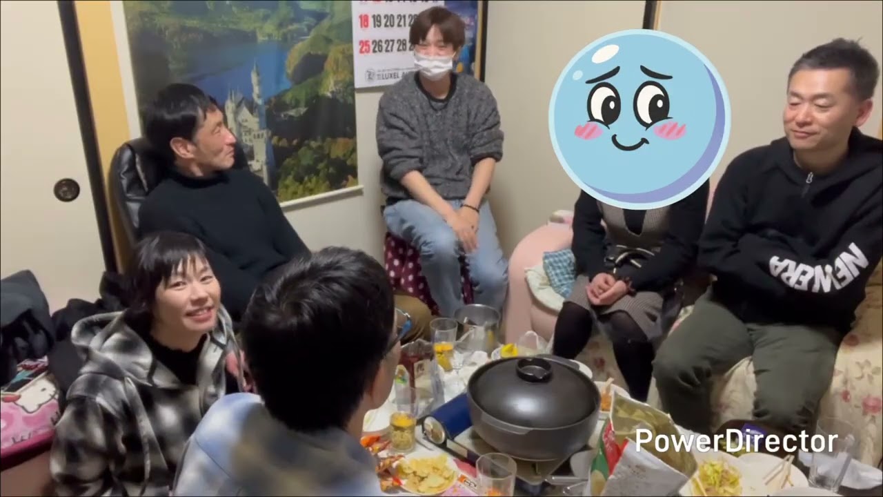 今日の動画は新年会😆✨✨楽しく呑んでます😆✨✨