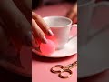 Hot Red Ball Dropped in Tea Cup — Overflow Experiment! 🔥🫖