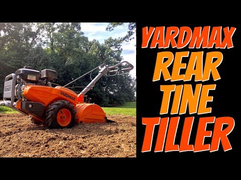 Yardmax Yt4565 Dual Rotating Rear Tine Tiller Youtube