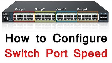 How to Configure Switch Port Speed practical by Tech Guru Manjit